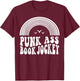 Punk Ass Book Jockey T-Shirt - T-Shirt | Maroon