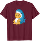 Cute Cat insdie Shark Costume, Kawaii Cat Lover Men Women Kids T-Shirt - T-Shirt | Maroon