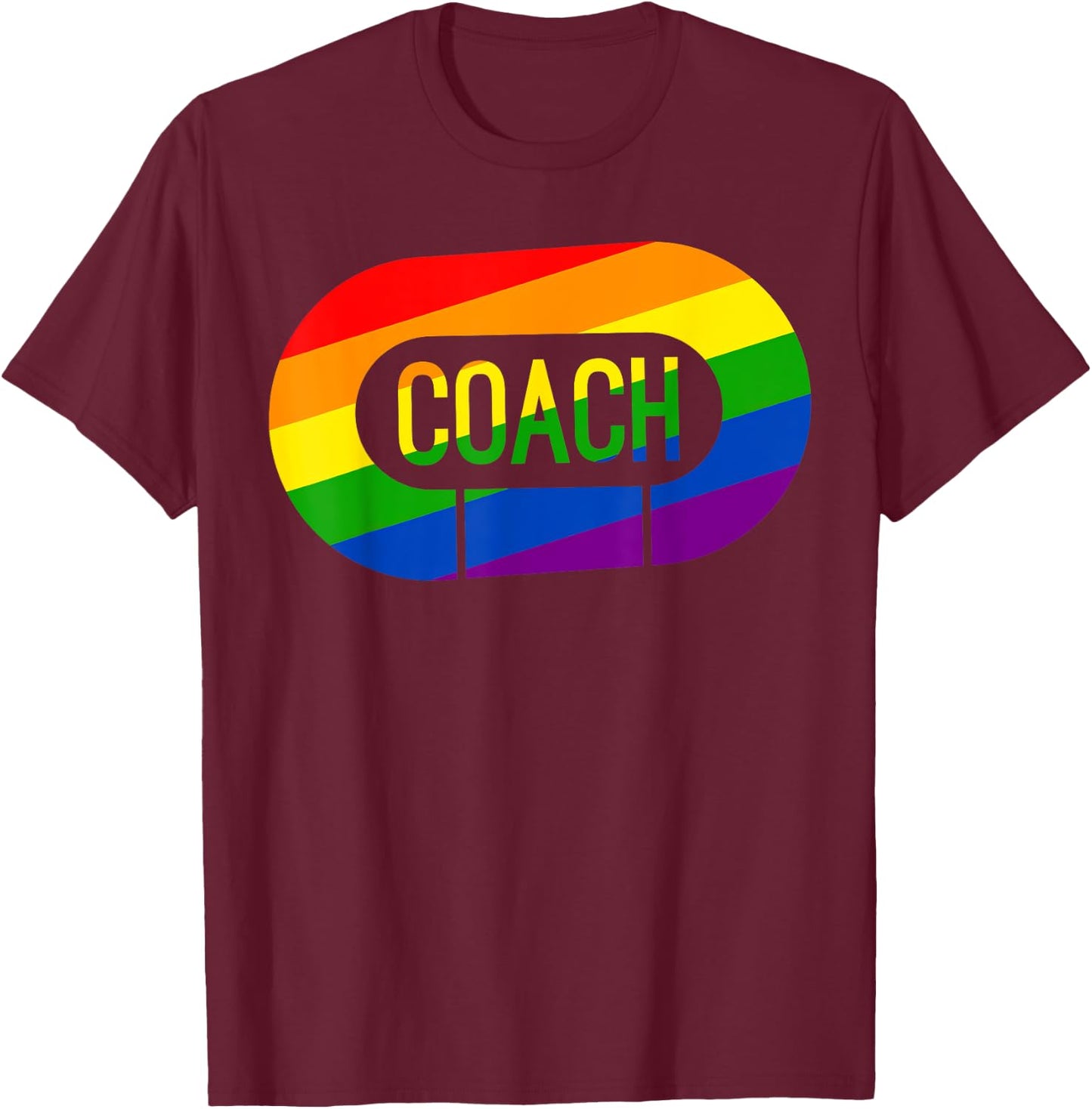 Derby Coach Pride T-Shirt - T-Shirt | Maroon
