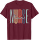 LVN Nurse Appreciation RN Registered Nurse Grad Retro T-Shirt - T-Shirt | Maroon