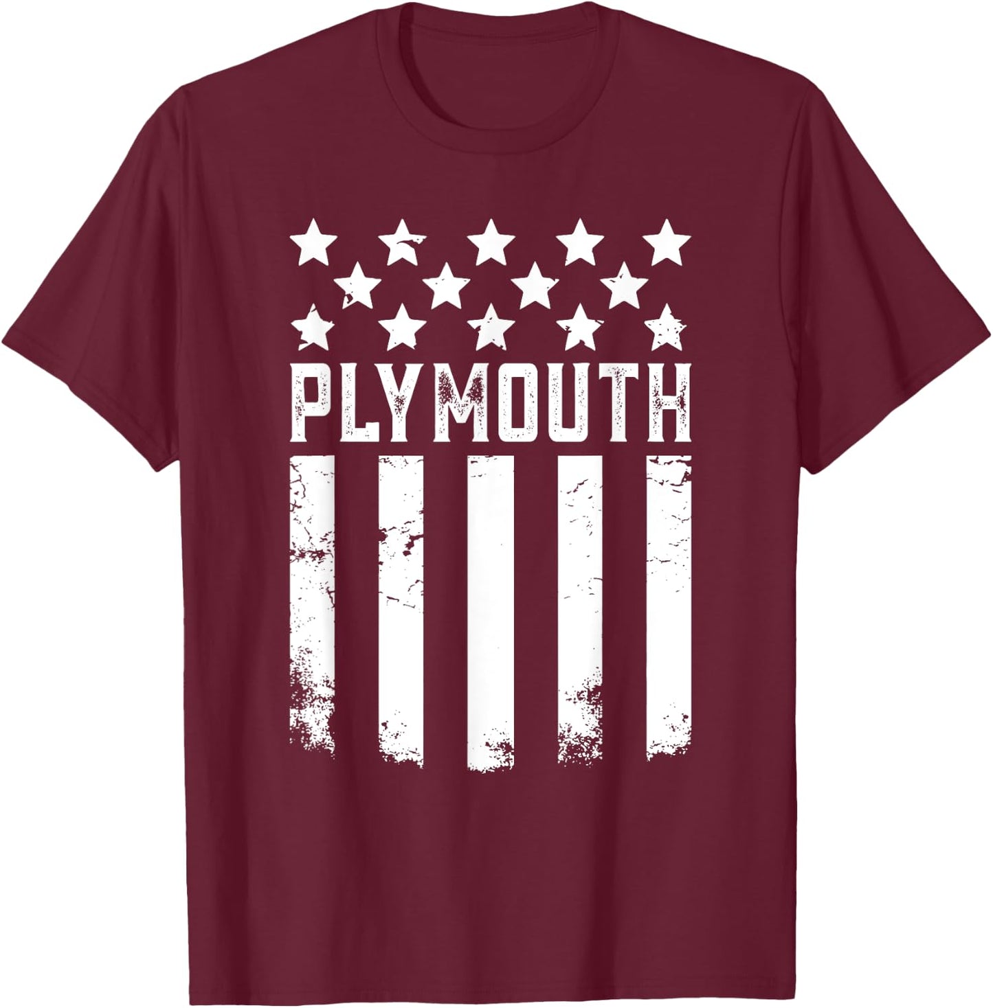 Plymouth T-Shirt - T-Shirt | Maroon