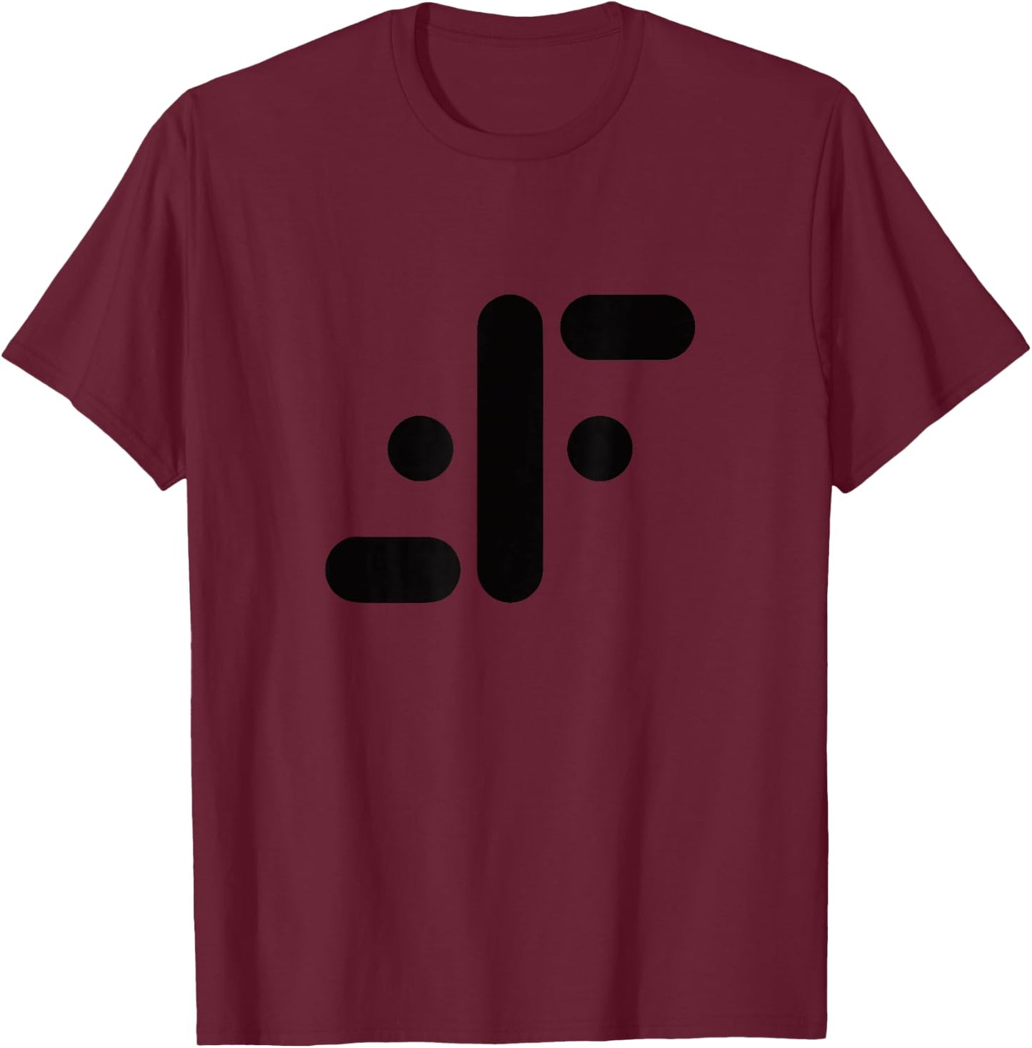 EGB. Series of the 80s. V Visitors T-Shirt - T-Shirt | Maroon