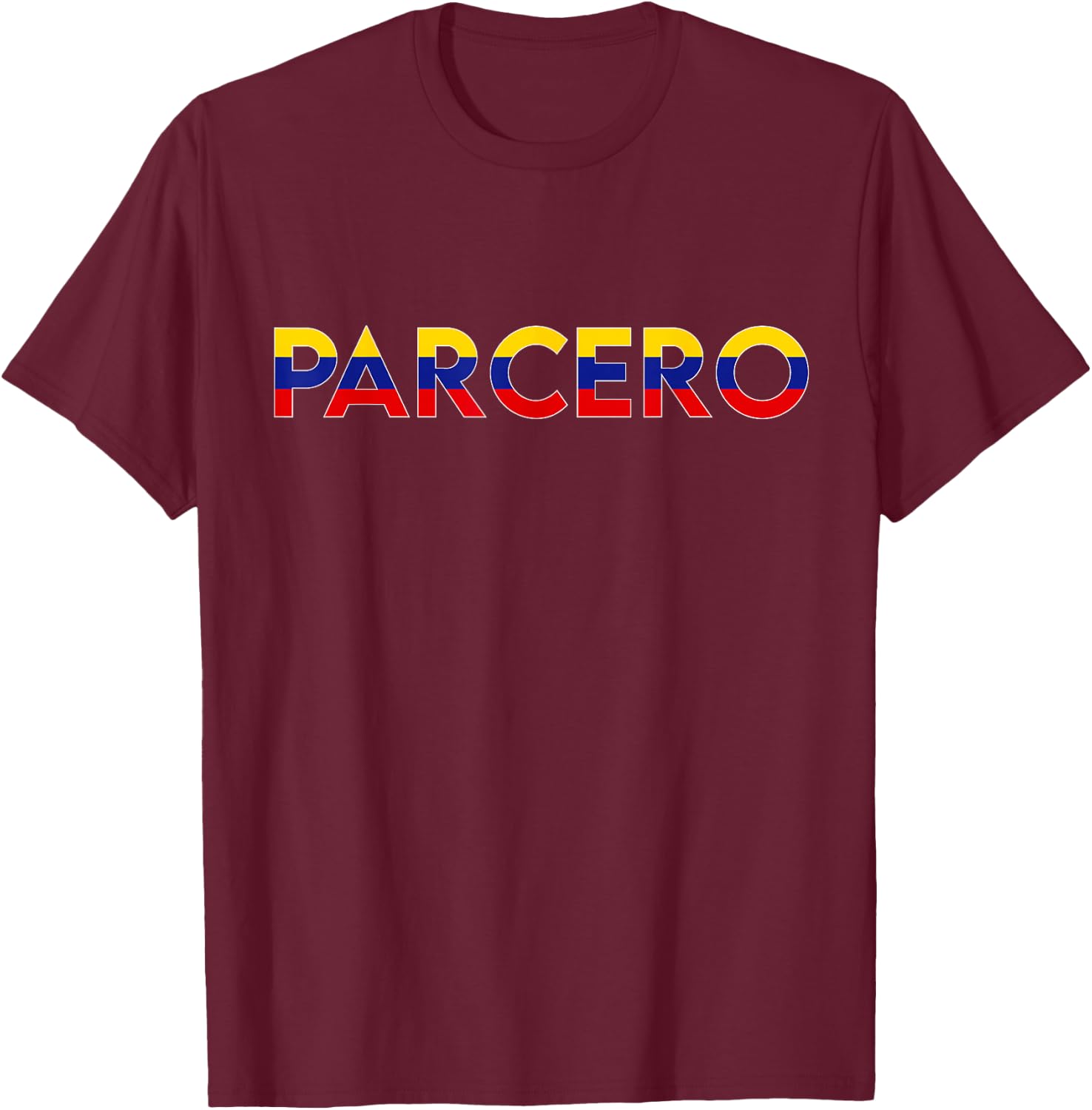 Parcero Colombian Flag Camiseta DNA Pride Colombiano Men Boy T-Shirt - T-Shirt | Maroon