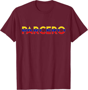 Parcero Colombian Flag Camiseta DNA Pride Colombiano Men Boy T-Shirt - T-Shirt | Maroon