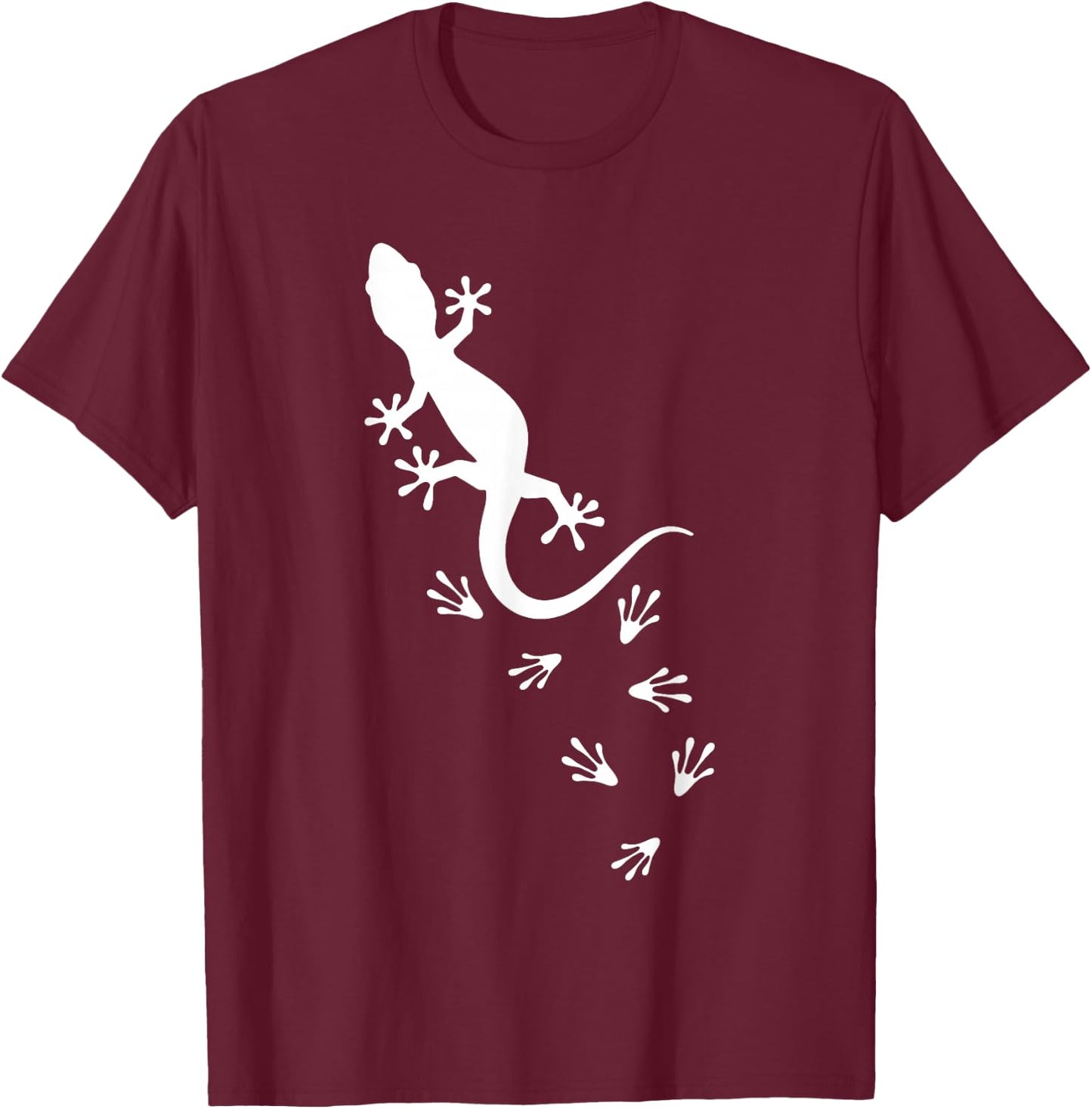 Cool Lizard Herpetology Reptile Lover Funny Lizard Design T-Shirt - T-Shirt | Maroon