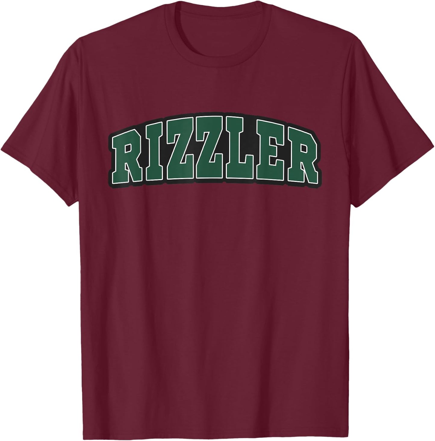 W Rizz Rizzler Funny Meme Quote T-Shirt - T-Shirt | Maroon