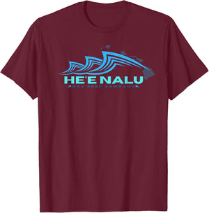 He'e nalu HCV surf company T-Shirt - T-Shirt | Maroon