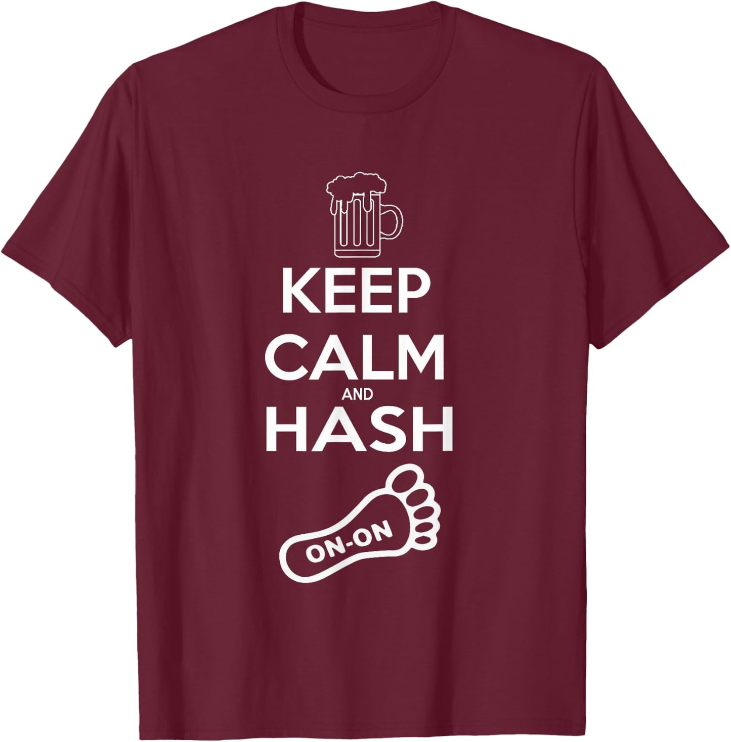 Hash House Harriers T-Shirt - T-Shirt | Maroon
