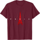 City of Paris France T-Shirt - T-Shirt | Maroon