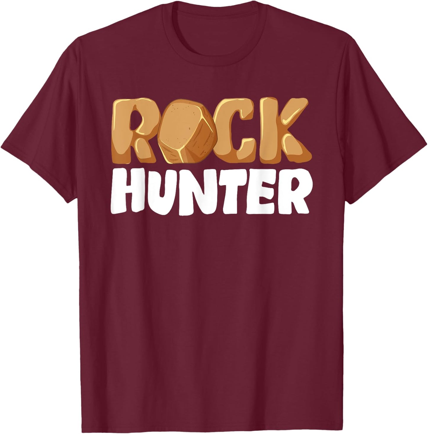Cool Rock Hunter Geology Art Women Rockhounding Rock T-Shirt - T-Shirt | Maroon