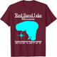 Red Sand Lake, Minnesota T-Shirt - T-Shirt | Maroon