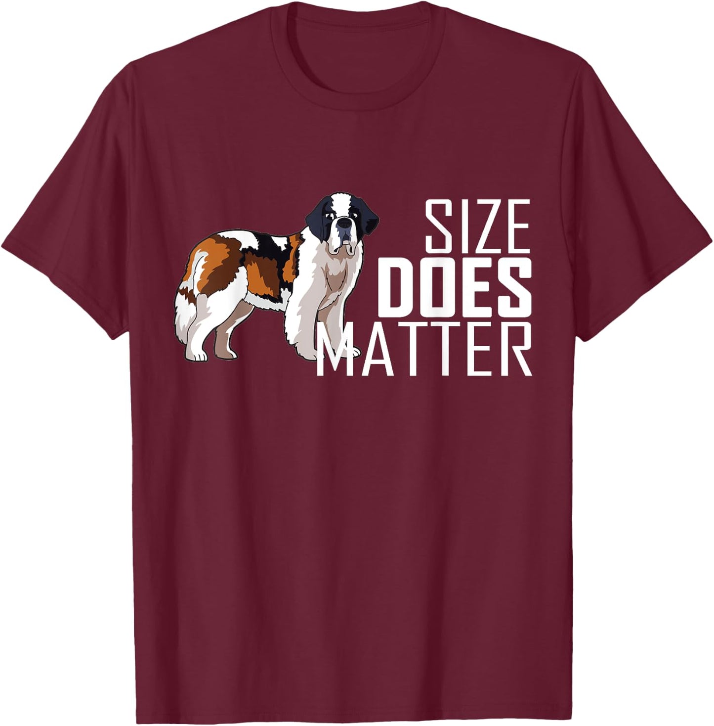 Dog Outfit Dog Owner Best Friend Saint Bernard Women Girls Kids T-Shirt - T-Shirt | Maroon