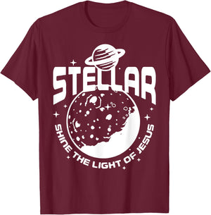 Stellar Shine The Light Of Jesus VBS 2023 T-Shirt - T-Shirt | Maroon