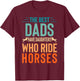 The best dads have daughters who ride horses T-Shirt - T-Shirt | Maroon