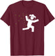 Beekeeper Chased by Bees Funny Running Beekeeper T-Shirt - T-Shirt | Maroon