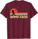 Retro Baseball Oppo Taco Home Run T-Shirt - T-Shirt | Maroon