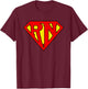 Super nurse Funny Superhero Nurse T-Shirt - T-Shirt | Maroon