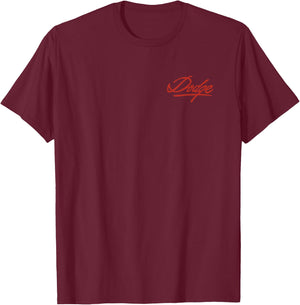 Dodge The Original Max Speed Front/Back T-Shirt - T-Shirt | Maroon