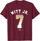 Bobby Witt Jr 7 Kansas City MLBPA T-Shirt - T-Shirt | Maroon