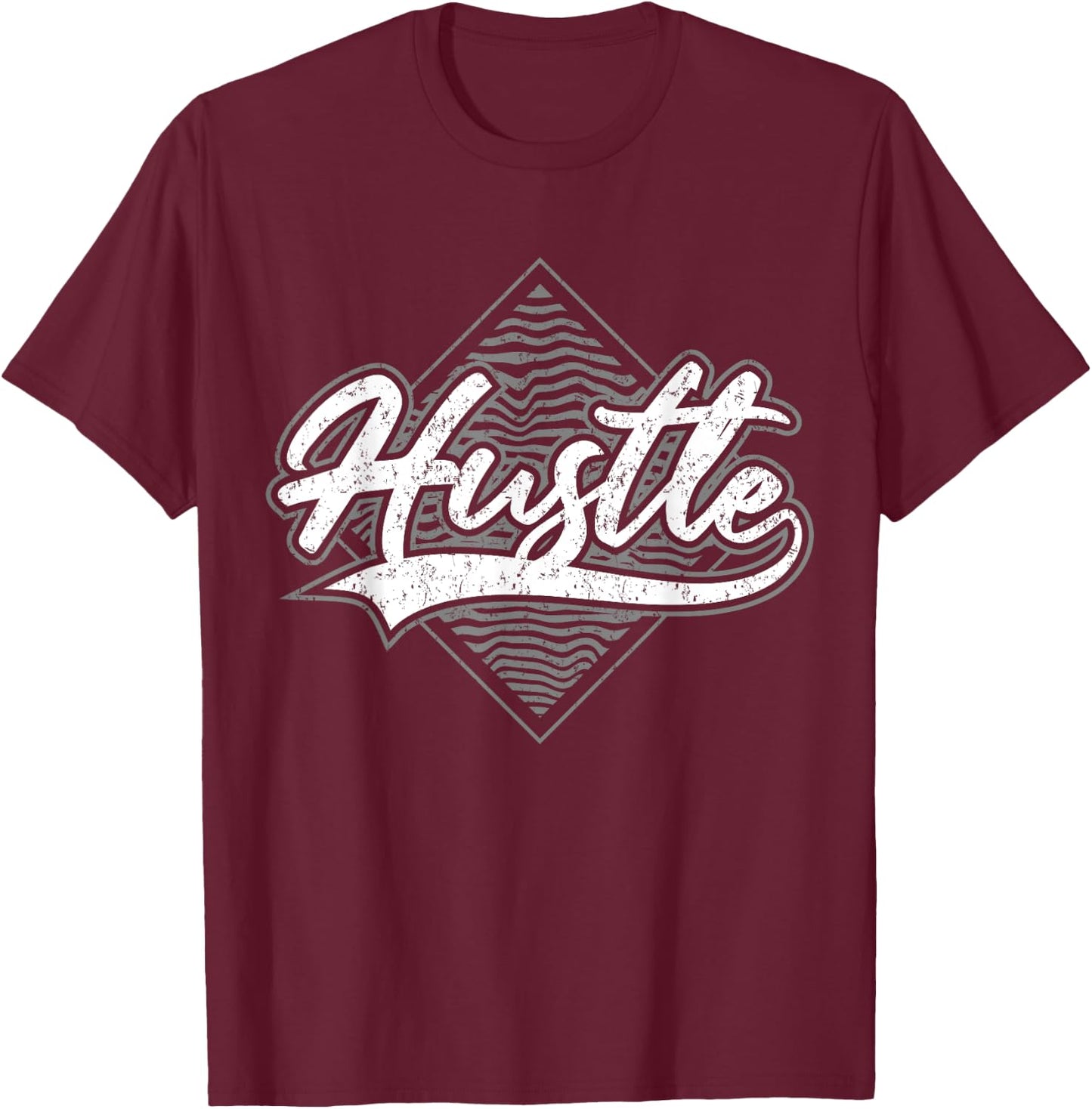 Hustle T-Shirt - T-Shirt | Maroon