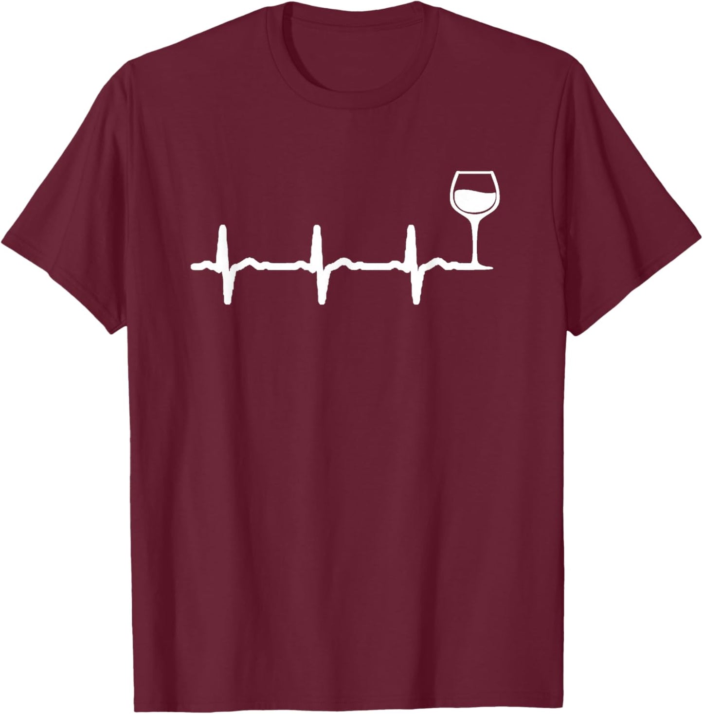 Lifeline Wine Shirt - Funny Wine Shirt T-Shirt - T-Shirt | Maroon