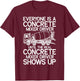 Funny Concrete Mixer Driver Cement Mixer Truck T-Shirt - T-Shirt | Maroon