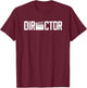 Movie Producer Video Production Filmmaker Film Director T-Shirt - T-Shirt | Maroon