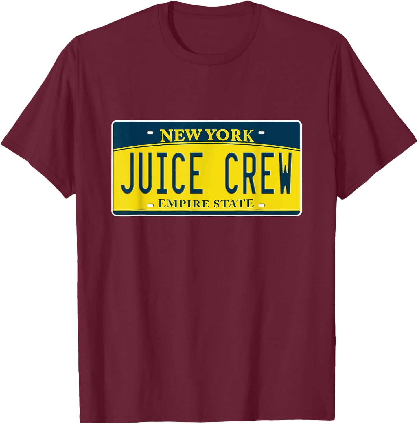 Juice Crew Queensbridge New York NY Old School Hip Hop T-Shirt - T-Shirt | Maroon