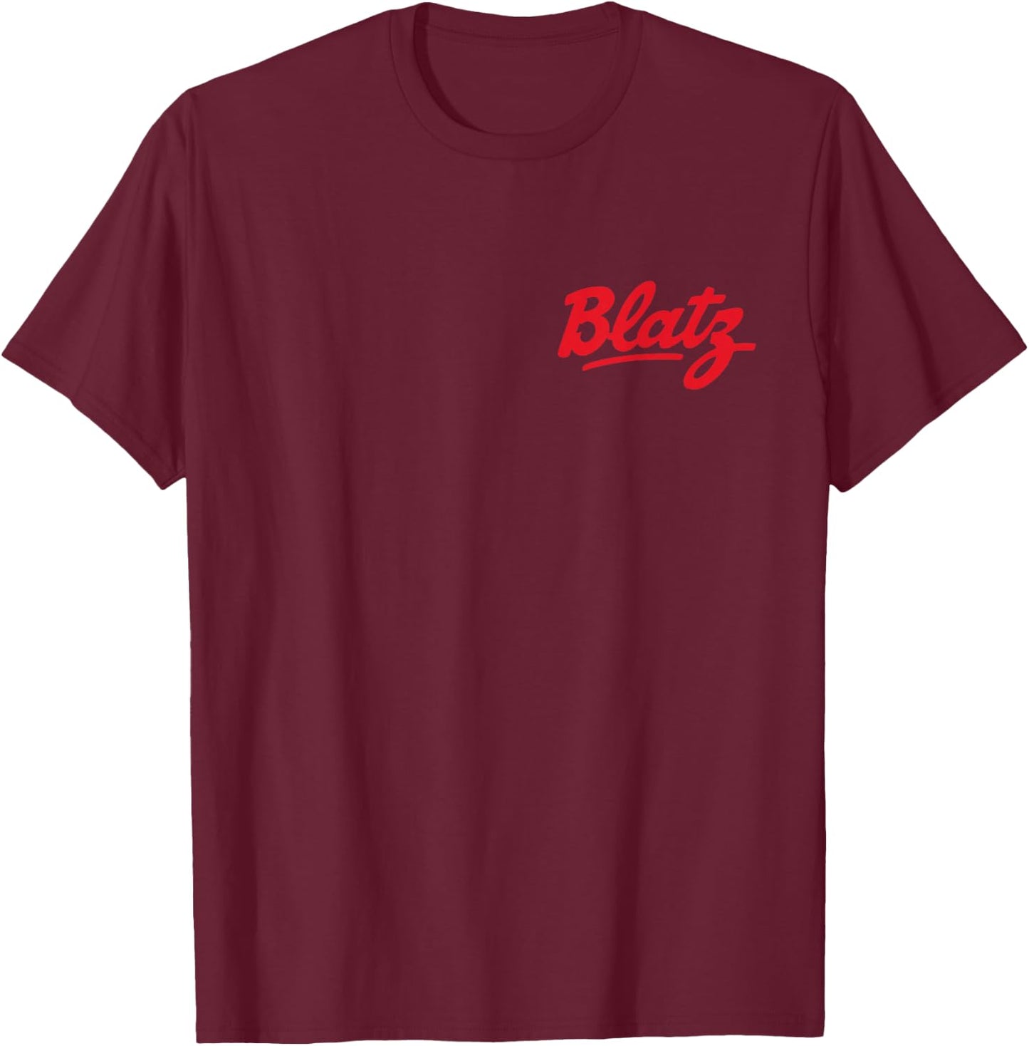 Blatz Beer Style - Ask Me For Blatz T-Shirt - T-Shirt | Maroon