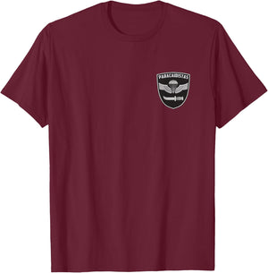 Chilean Special Force Paratrooper Armed Forces T-Shirt - T-Shirt | Maroon