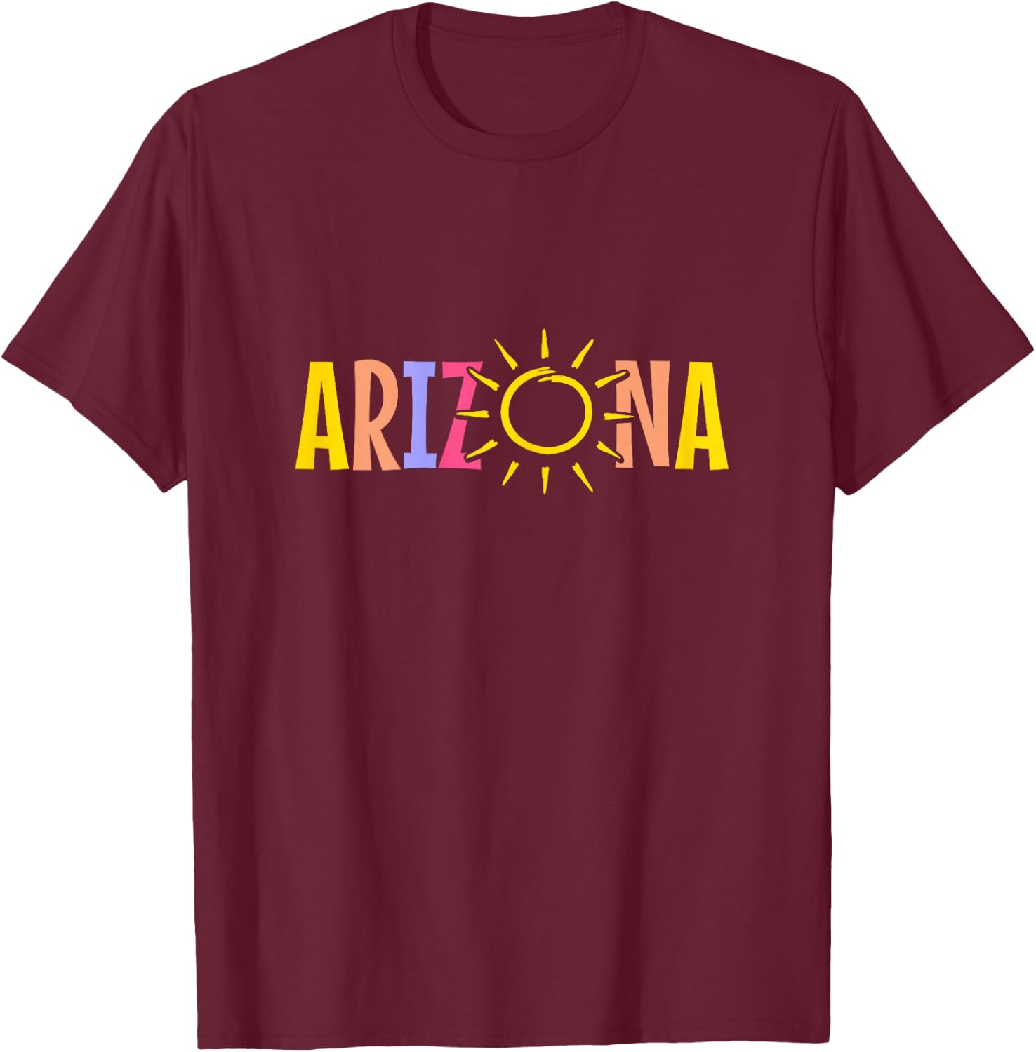 Arizona T-Shirt - T-Shirt | Maroon