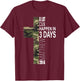Camo Easter Christian He Is Risen A Lot Can Happen In 3 Days T-Shirt - T-Shirt | Maroon