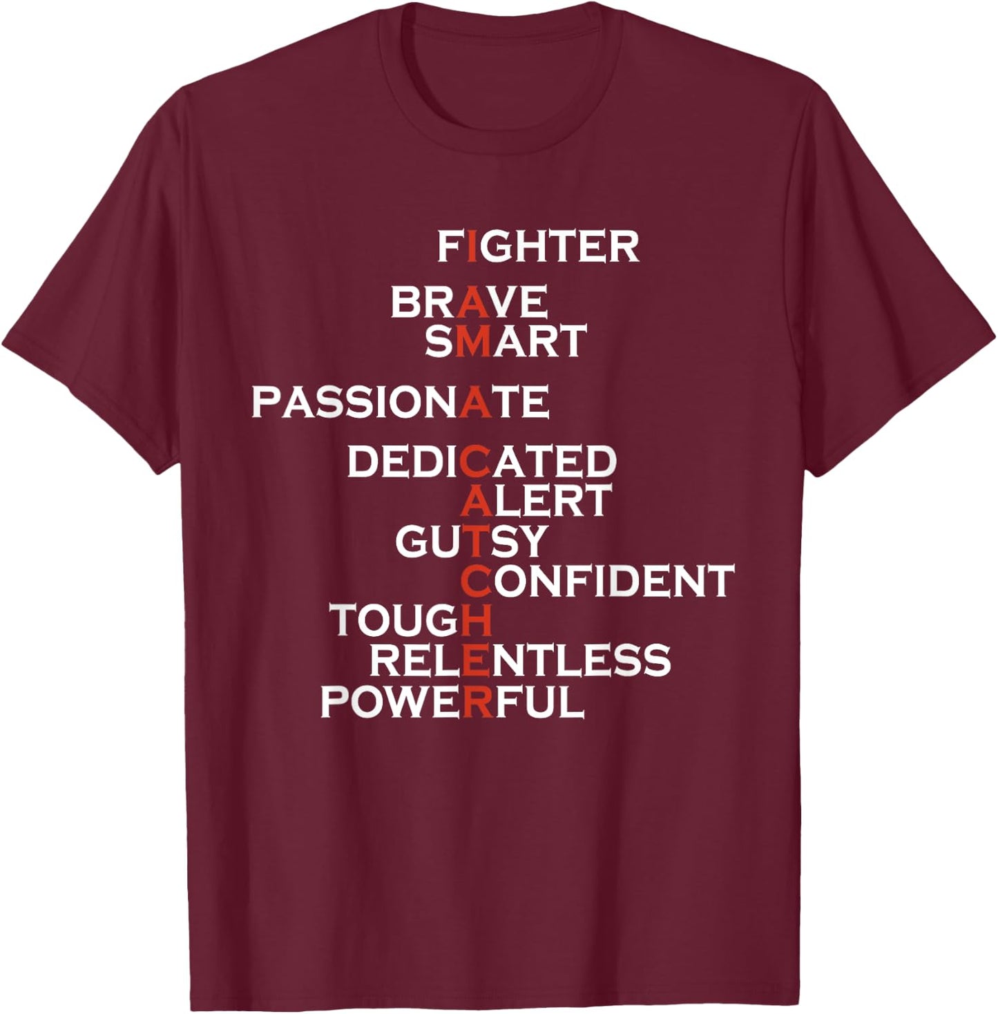 Backstop Funny Baseball Catcher T-Shirt - T-Shirt | Maroon