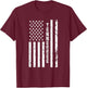 Tennessee United States Patriotic American Flag T-Shirt - T-Shirt | Maroon
