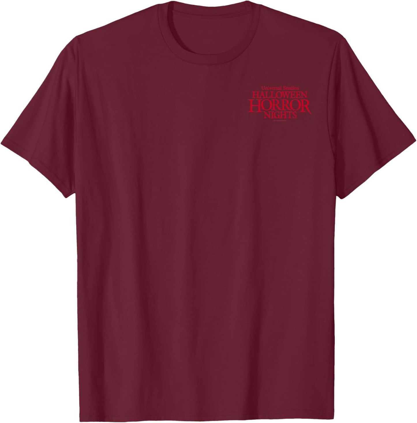 HHN The Pumpkin Lord Comic Front & Back T-Shirt - T-Shirt | Maroon