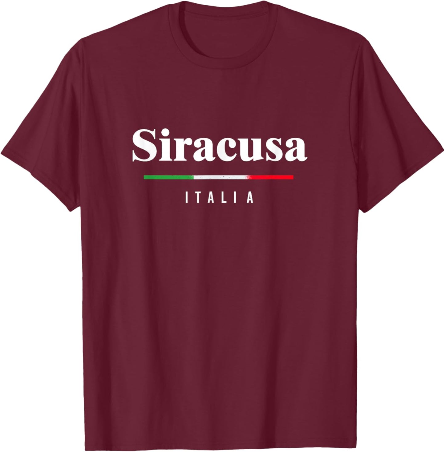 Syracuse Italy T-Shirt - T-Shirt | Maroon