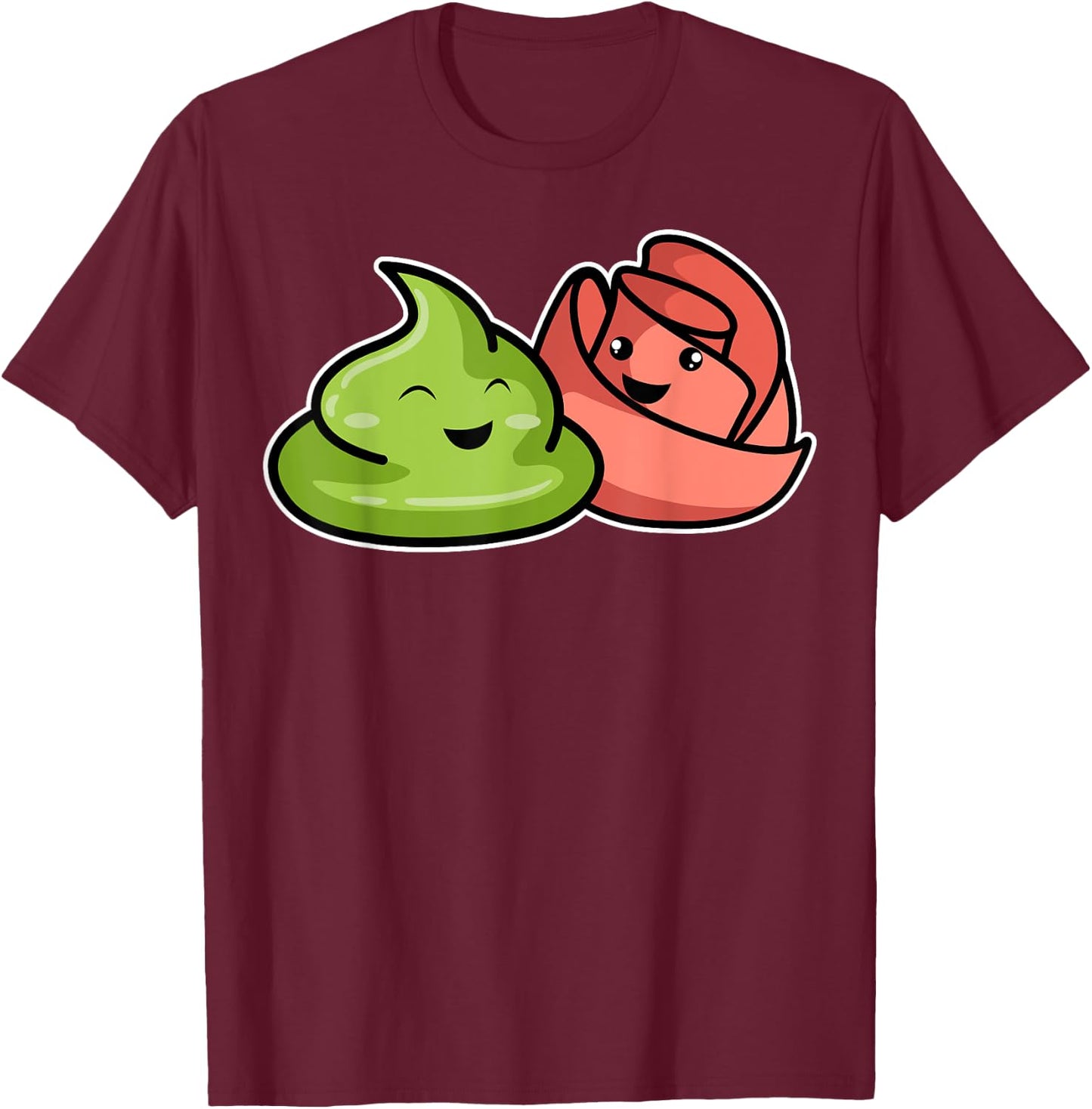 Wasabi Ginger Japanese Horseradish Spicy Paste Condiments T-Shirt - T-Shirt | Maroon