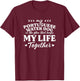 Portuguese Water Dog Keeps My Life Together Dog Mom Portie Women T-Shirt - T-Shirt | Maroon