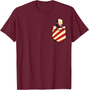 Fjodor Dostojewski famous Russian writer in T-Shirt - T-Shirt | Maroon