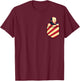 Fjodor Dostojewski famous Russian writer in T-Shirt - T-Shirt | Maroon