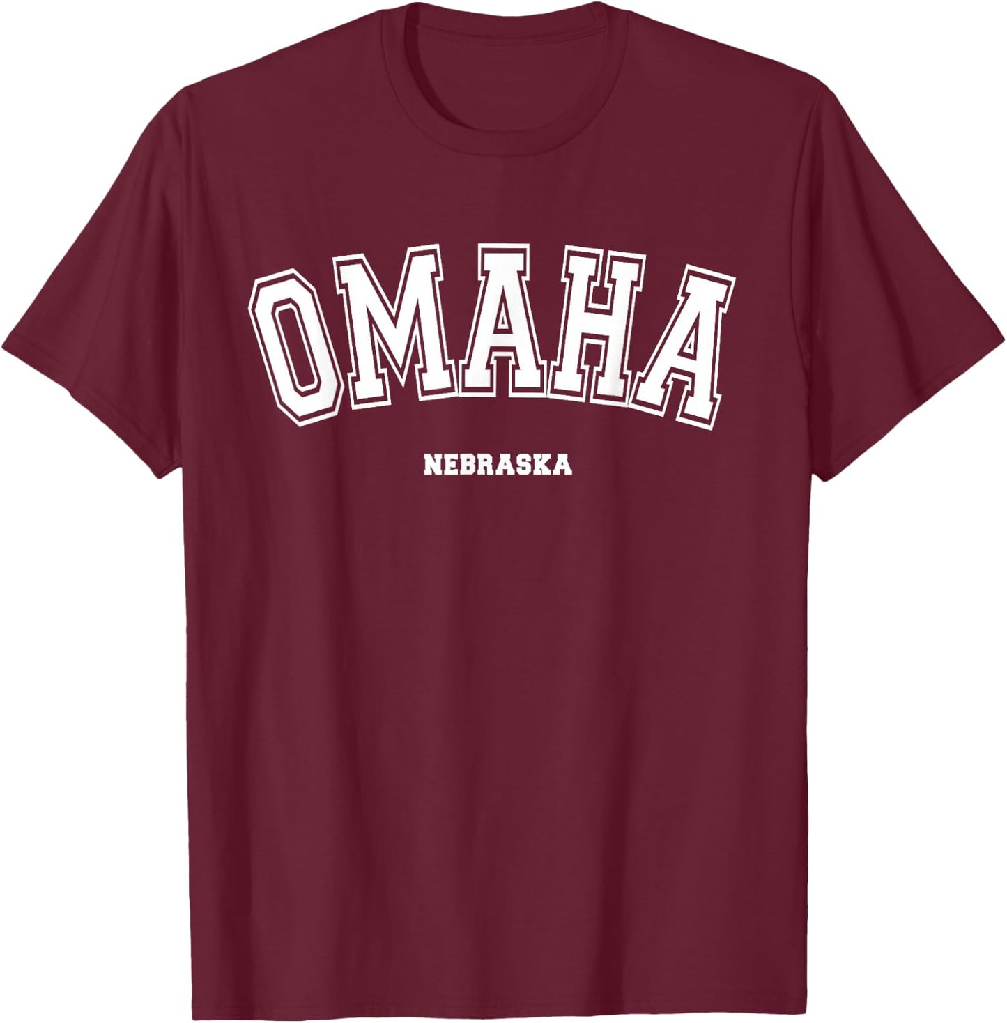Omaha Nebraska T-Shirt - T-Shirt | Maroon