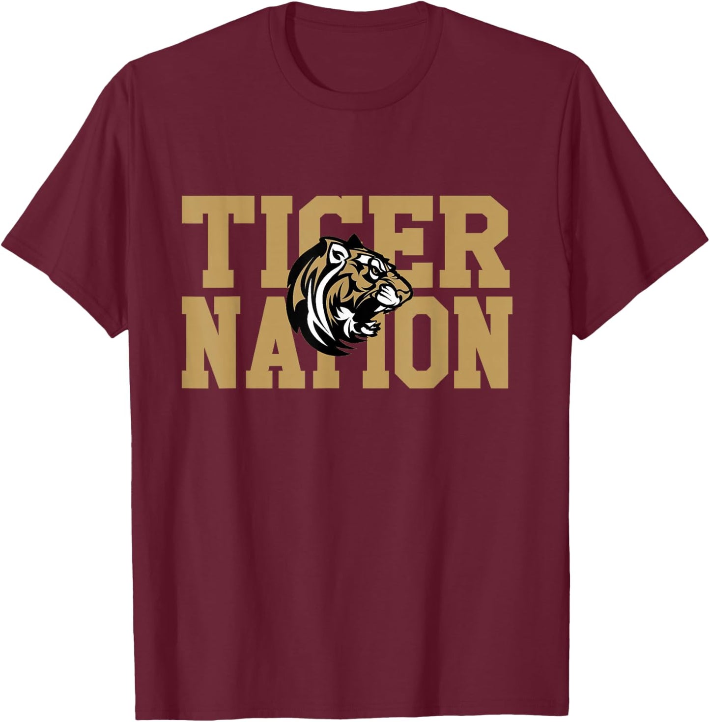 Conroe Tigers Spirit Wear T-Shirt - T-Shirt | Maroon