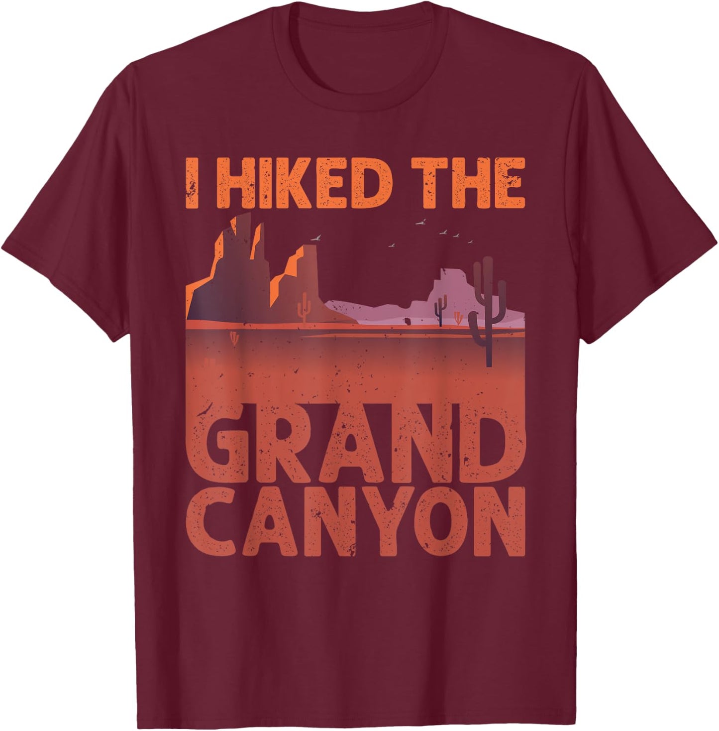 Cool Grand Canyon Women Hiking National Park Travel T-Shirt - T-Shirt | Maroon
