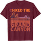 Cool Grand Canyon Women Hiking National Park Travel T-Shirt - T-Shirt | Maroon