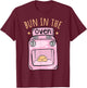 Bun In The Oven - Baby Announcement T-Shirt - T-Shirt | Maroon