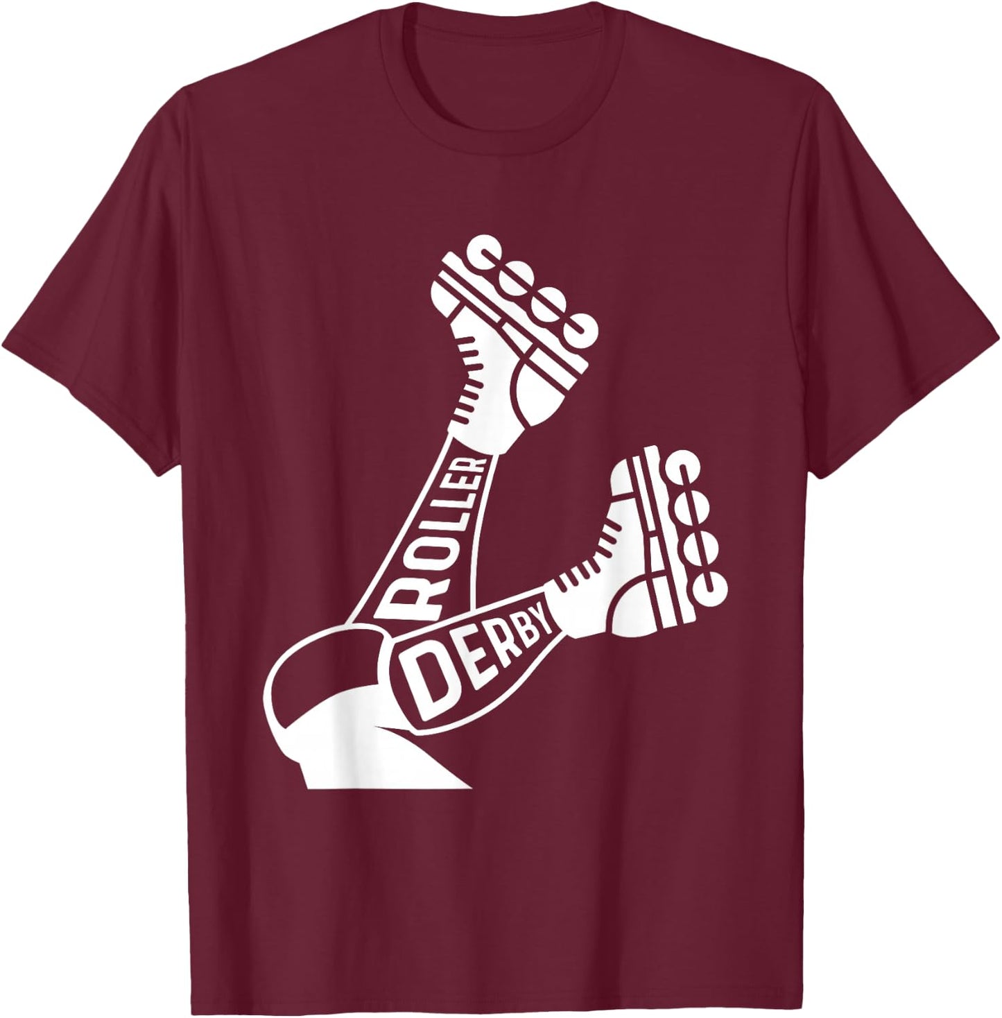 Roller Derby Skater T-Shirt - T-Shirt | Maroon