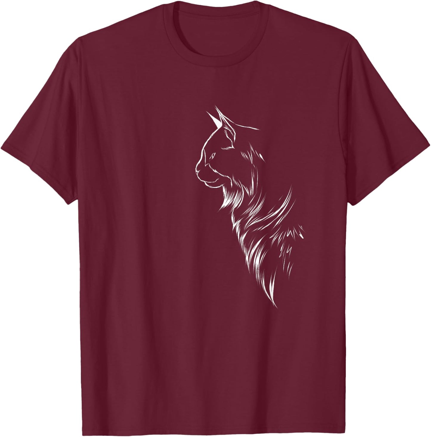 Maine Coon Cat Lover Coonie Cat Gift T-Shirt - T-Shirt | Maroon