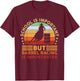 School Is Important But Barrel Racing Is Importanter Rodeo T-Shirt - T-Shirt | Maroon