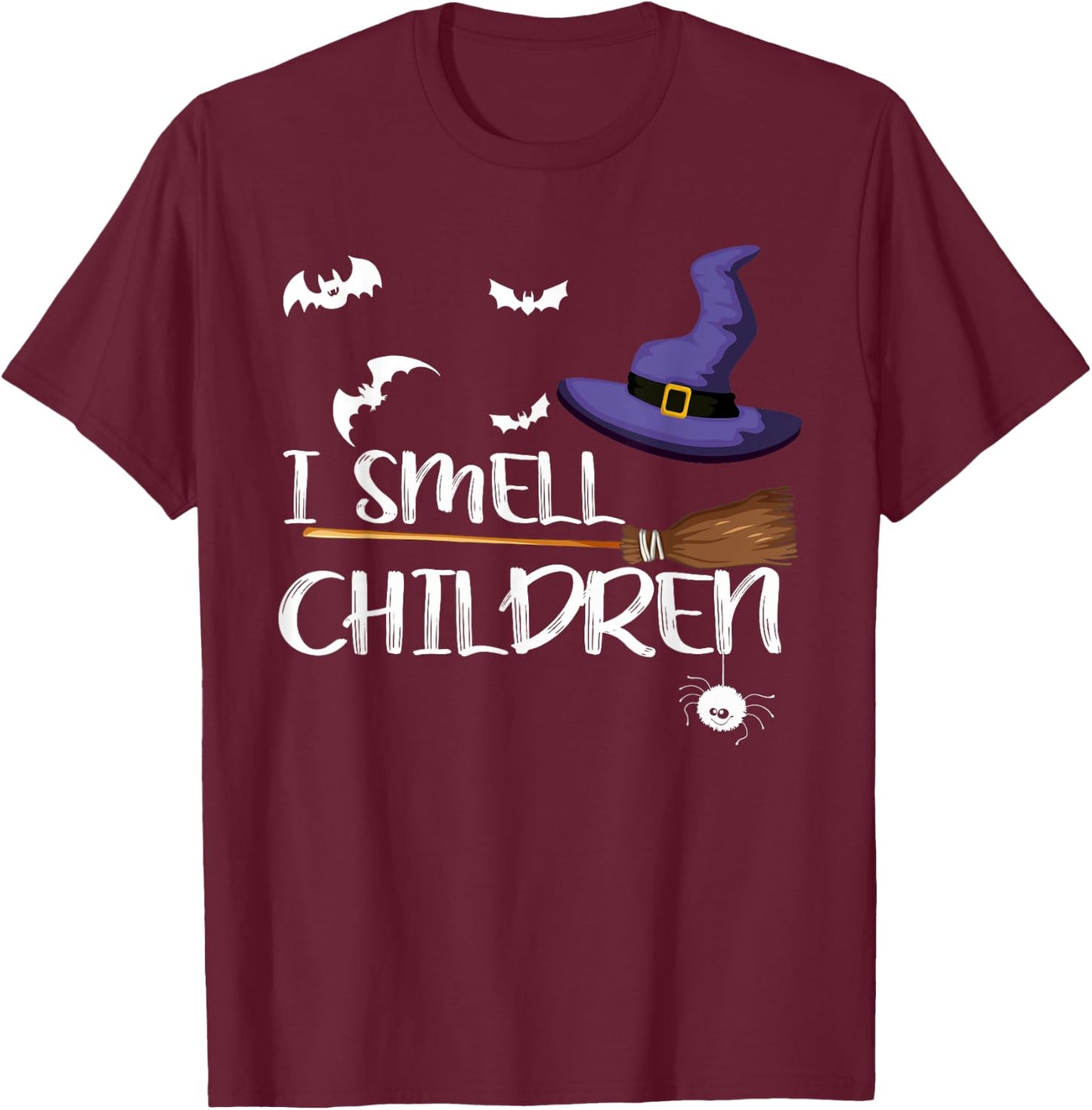 Cool I Smell Children Cute Halloween Witches Costume T-Shirt - T-Shirt | Maroon
