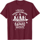 Man Who Survived Brain Surgery Tumor Aneurysm Patient T-Shirt - T-Shirt | Maroon